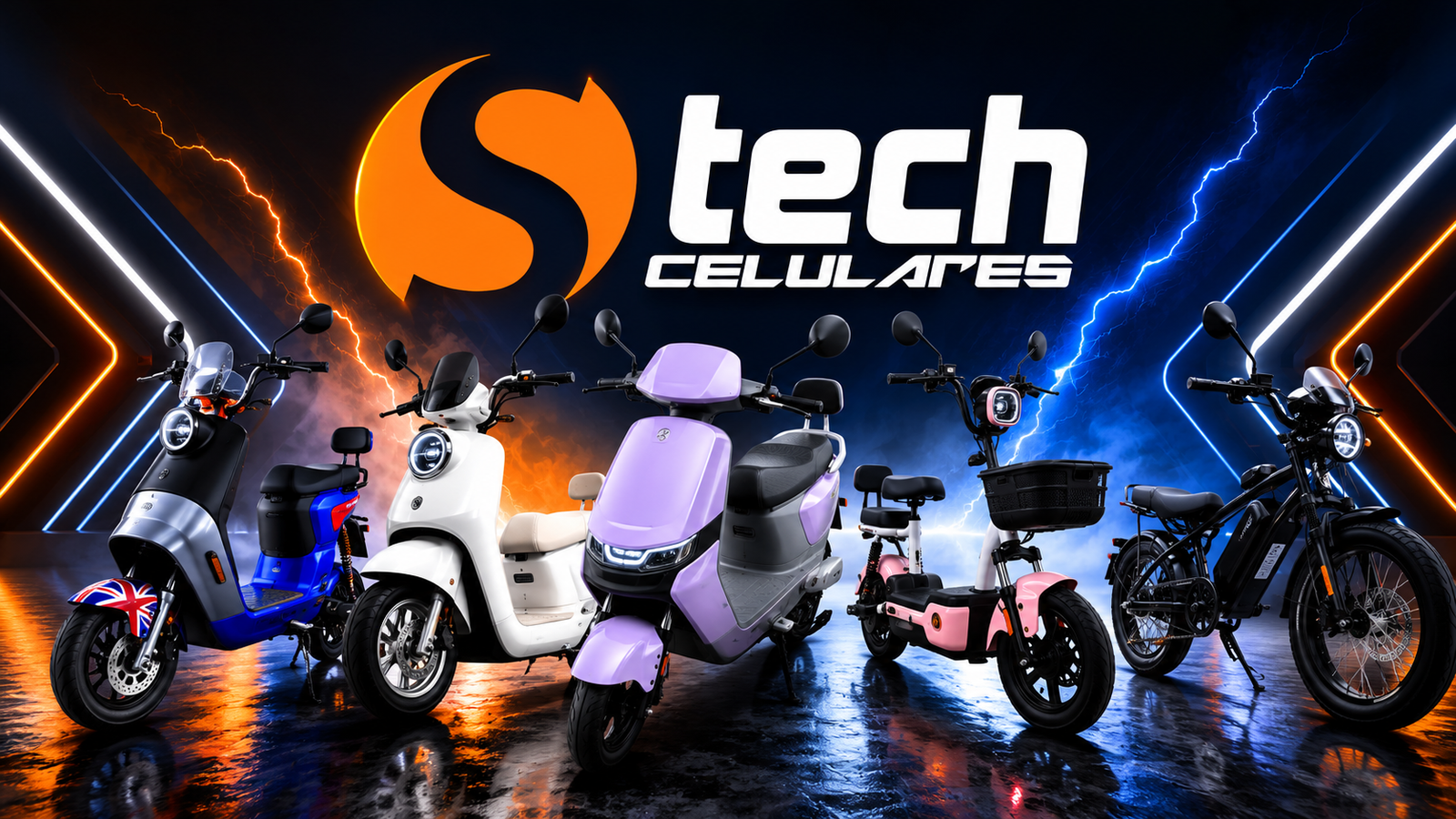 Motos e Bicicletas Elétricas S Tech em destaque